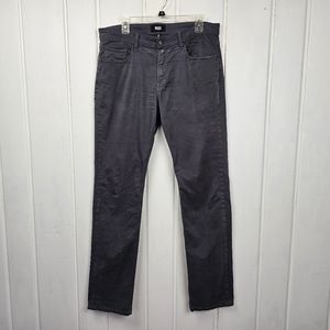 Paige Mens Normandie Soot Gray Straight Leg Pants sz 33